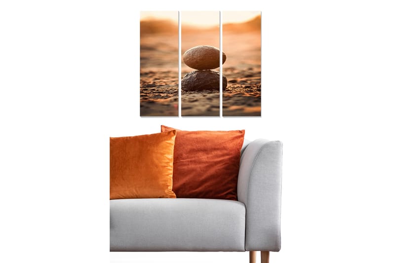 Canvastavla Nautical 3-pack Flerfärgad - 20x50 cm - Inredning - Tavlor & konst - Canvastavlor