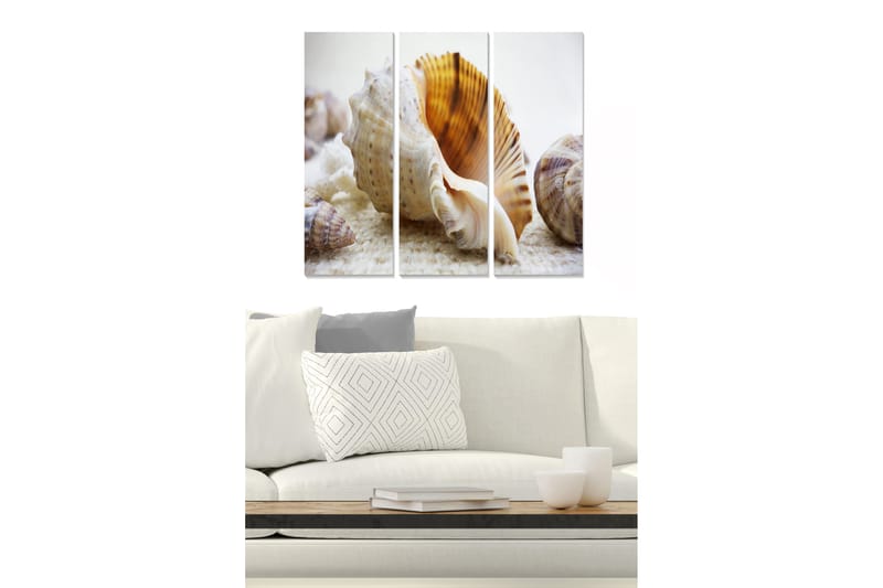 Canvastavla Nautical 3-pack Flerfärgad - 20x50 cm - Inredning - Tavlor & konst - Canvastavlor