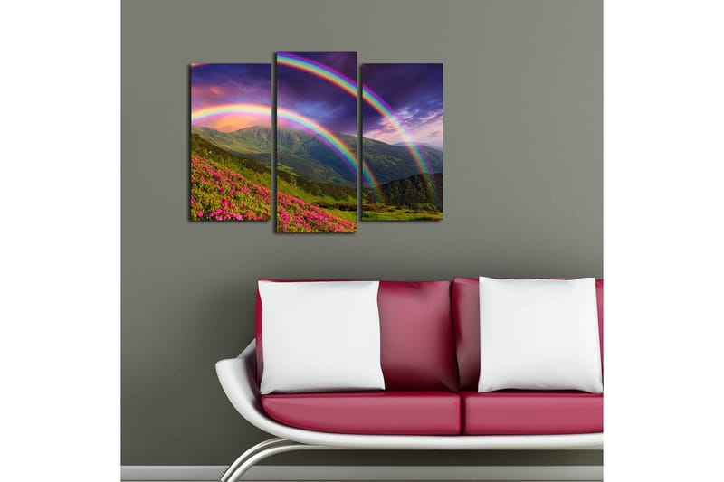 Canvastavla Nautical 3-pack Flerfärgad - 20x39 cm - Inredning - Tavlor & konst - Canvastavlor