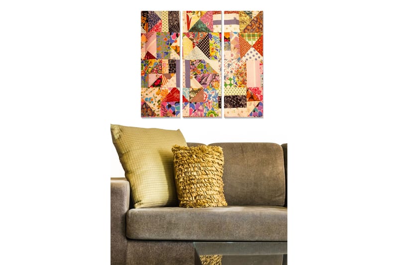 Canvastavla Oriental 3-pack Flerfärgad - 20x50 cm - Inredning - Tavlor & konst - Canvastavlor