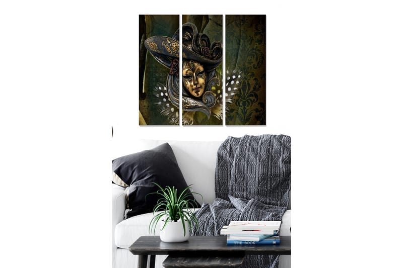 Canvastavla Oriental 3-pack Flerfärgad - 20x50 cm - Inredning - Tavlor & konst - Canvastavlor