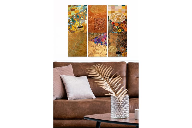 Canvastavla Oriental 3-pack Flerfärgad - 20x50 cm - Inredning - Tavlor & konst - Canvastavlor