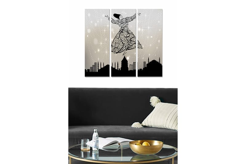 Canvastavla Religion 3-pack Flerfärgad - 20x50 cm - Inredning - Tavlor & konst - Canvastavlor