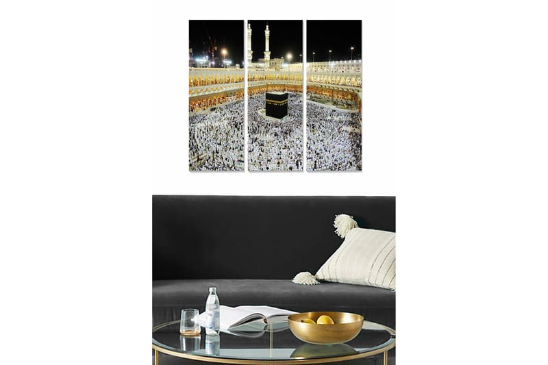 Canvastavla Religion 3-pack Flerfärgad, 20x50 cm