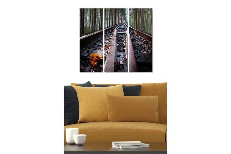 Canvastavla Scenic 3-pack Flerfärgad, 20x50 cm