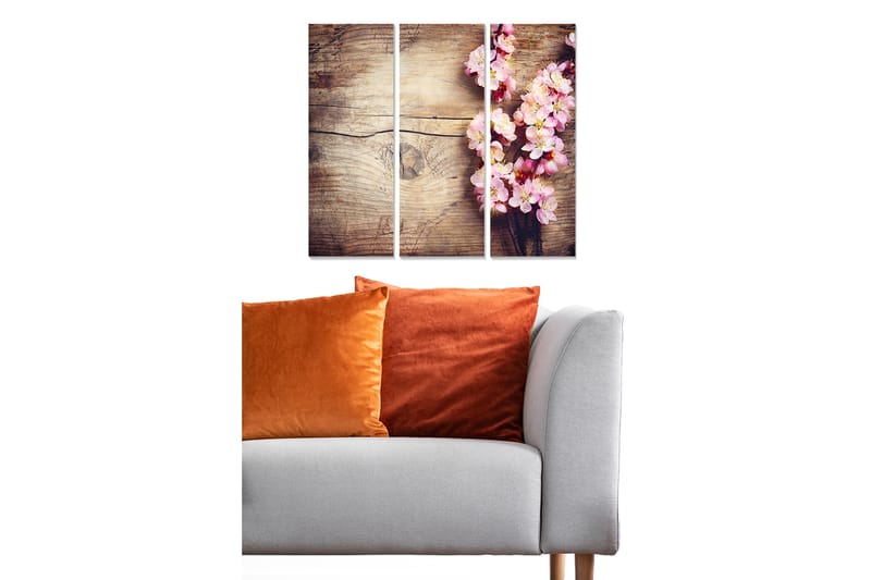 Canvastavla Scenic 3-pack Flerfärgad - 20x50 cm - Inredning - Tavlor & konst - Canvastavlor