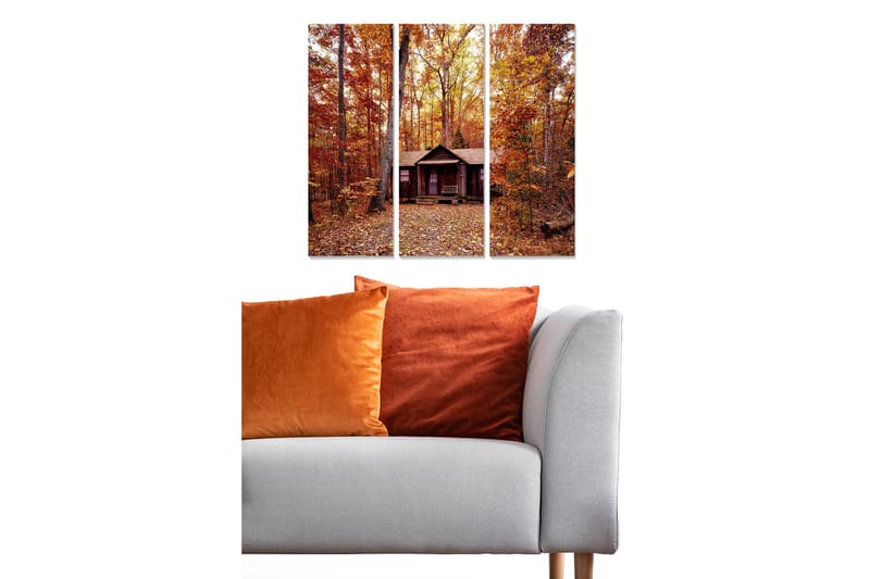 Canvastavla Scenic 3-pack Flerfärgad - 20x50 cm - Inredning - Tavlor & konst - Canvastavlor