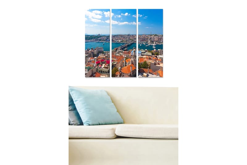 Canvastavla Scenic 3-pack Flerfärgad - 20x50 cm - Inredning - Tavlor & konst - Canvastavlor