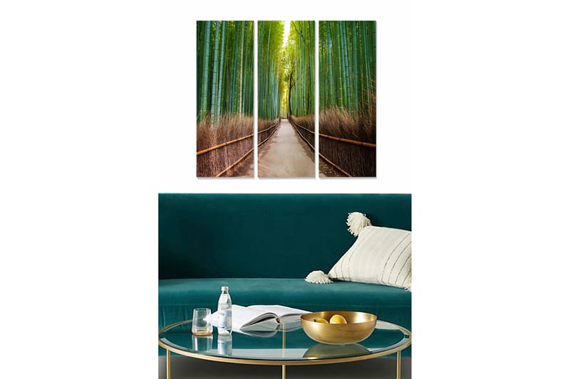 Canvastavla Scenic 3-pack Flerfärgad - 20x50 cm - Inredning - Tavlor & konst - Canvastavlor