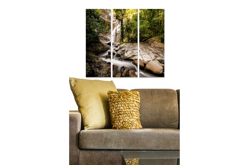 Canvastavla Scenic 3-pack Flerfärgad - 20x50 cm - Inredning - Tavlor & konst - Canvastavlor