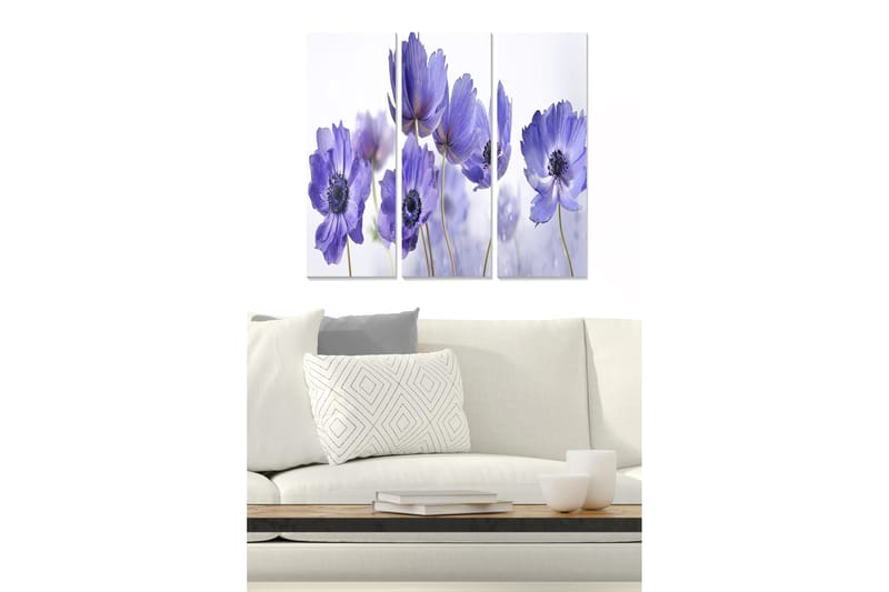 Canvastavla Scenic 3-pack Flerfärgad - 20x50 cm - Inredning - Tavlor & konst - Canvastavlor