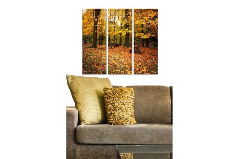 Canvastavla Scenic 3-pack Flerfärgad - 20x50 cm - Inredning - Tavlor & konst - Canvastavlor