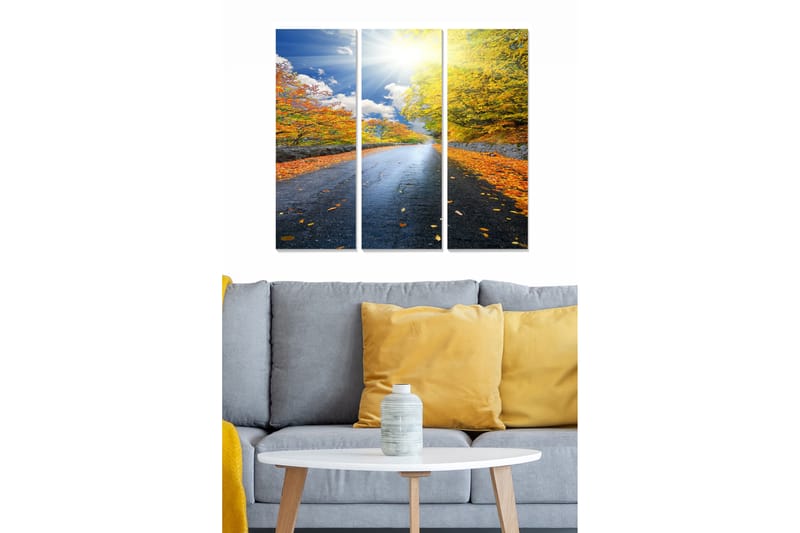 Canvastavla Scenic 3-pack Flerfärgad - 20x50 cm - Inredning - Tavlor & konst - Canvastavlor