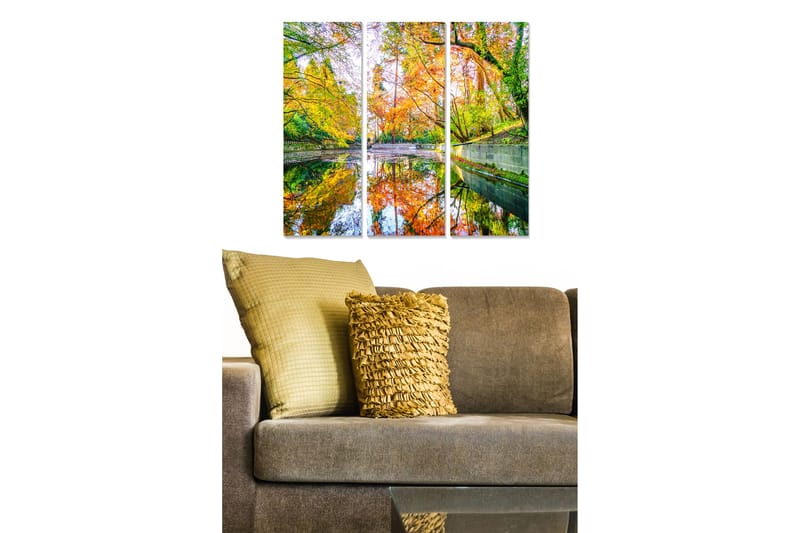 Canvastavla Scenic 3-pack Flerfärgad - 20x50 cm - Inredning - Tavlor & konst - Canvastavlor