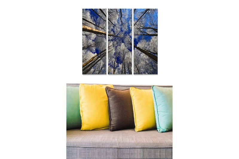 Canvastavla Scenic 3-pack Flerfärgad - 20x50 cm - Inredning - Tavlor & konst - Canvastavlor