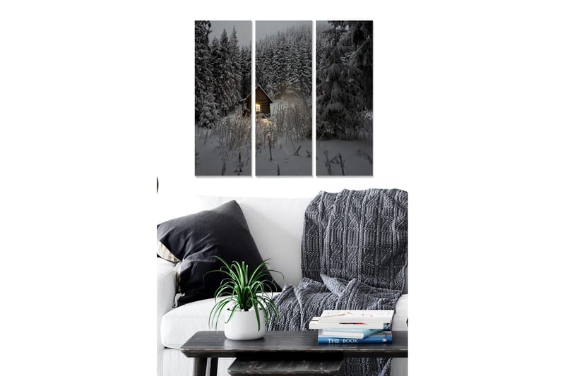 Canvastavla Scenic 3-pack Flerfärgad - 20x50 cm - Inredning - Tavlor & konst - Canvastavlor