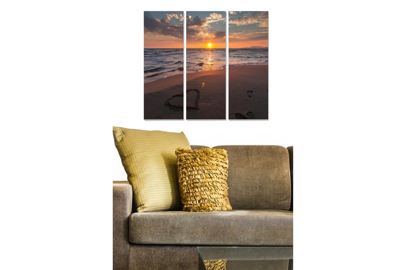 Canvastavla Scenic 3-pack Flerfärgad - 20x50 cm - Inredning - Tavlor & konst - Canvastavlor