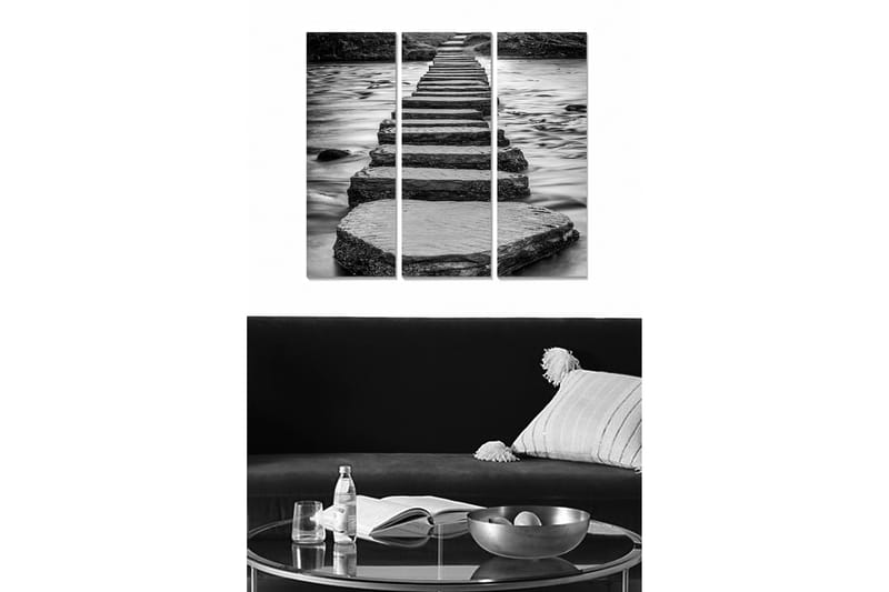 Canvastavla Scenic 3-pack Flerfärgad - 20x50 cm - Inredning - Tavlor & konst - Canvastavlor