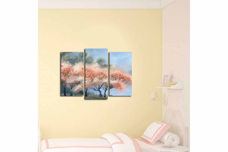 Canvastavla Scenic 3-pack Flerfärgad - 20x39 cm - Inredning - Tavlor & konst - Canvastavlor