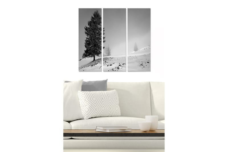 Canvastavla Scenic 3-pack Flerfärgad - 20x50 cm - Inredning - Tavlor & konst - Canvastavlor