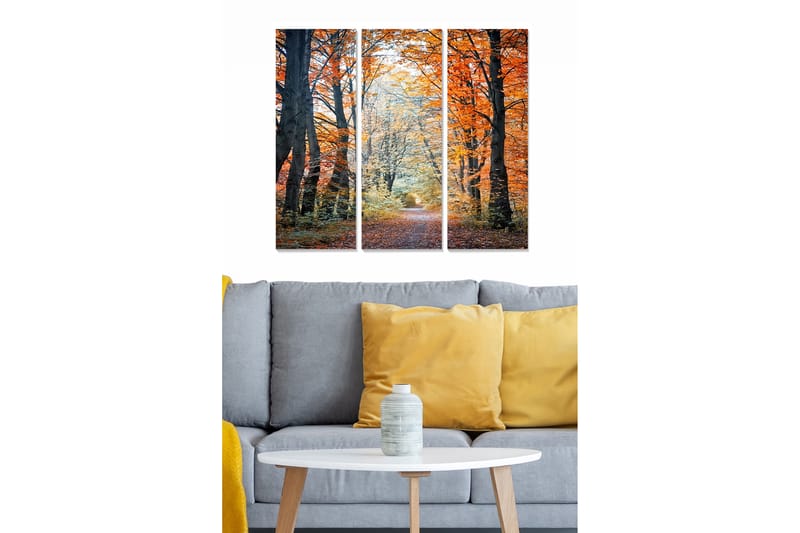 Canvastavla Scenic 3-pack Flerfärgad - 20x50 cm - Inredning - Tavlor & konst - Canvastavlor