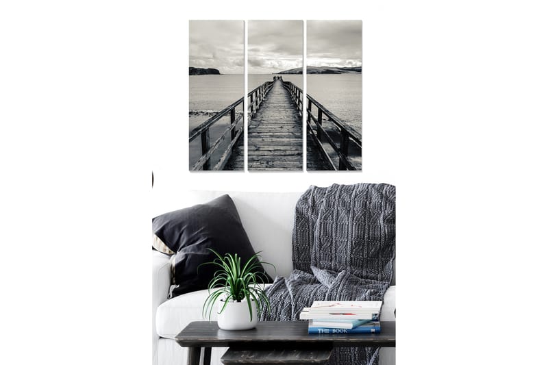 Canvastavla Scenic 3-pack Flerfärgad - 20x50 cm - Inredning - Tavlor & konst - Canvastavlor