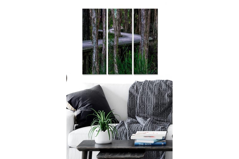Canvastavla Scenic 3-pack Flerfärgad - 20x50 cm - Inredning - Tavlor & konst - Canvastavlor
