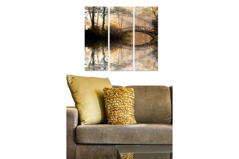 Canvastavla Scenic 3-pack Flerfärgad - 20x50 cm - Inredning - Tavlor & konst - Canvastavlor