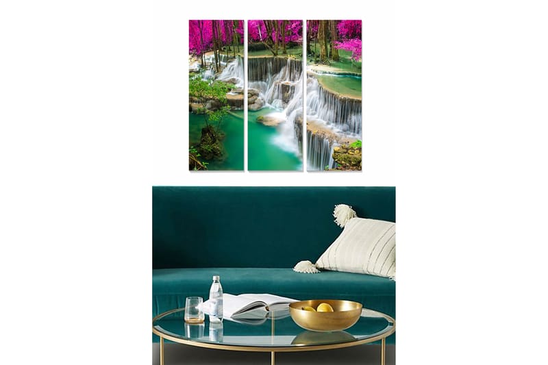 Canvastavla Scenic 3-pack Flerfärgad - 20x50 cm - Inredning - Tavlor & konst - Canvastavlor
