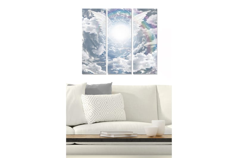 Canvastavla Scenic 3-pack Flerfärgad - 20x50 cm - Inredning - Tavlor & konst - Canvastavlor
