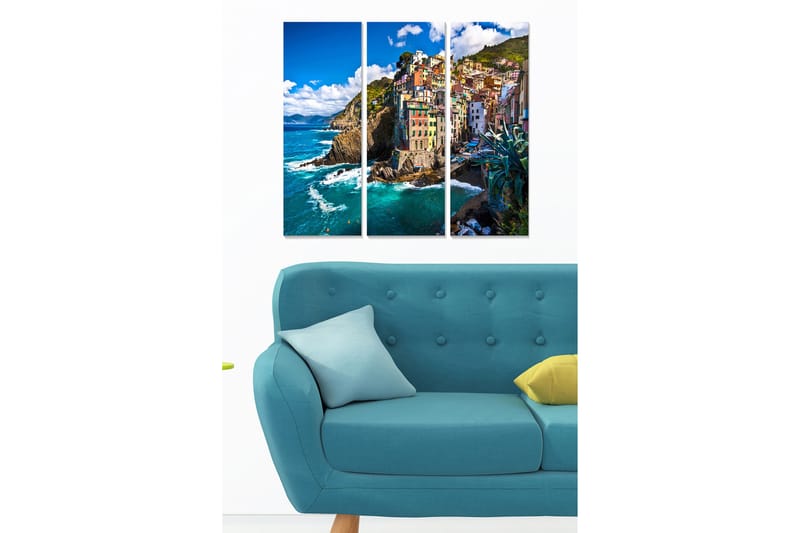 Canvastavla Scenic 3-pack Flerfärgad - 20x50 cm - Inredning - Tavlor & konst - Canvastavlor