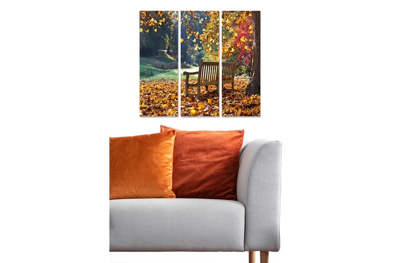 Canvastavla Scenic 3-pack Flerfärgad - 20x50 cm - Inredning - Tavlor & konst - Canvastavlor