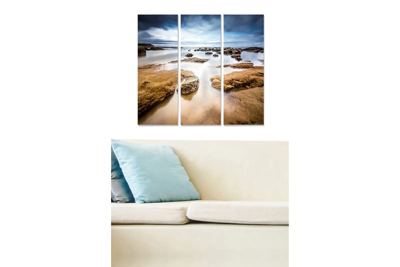 Canvastavla Scenic 3-pack Flerfärgad - 20x50 cm - Inredning - Tavlor & konst - Canvastavlor