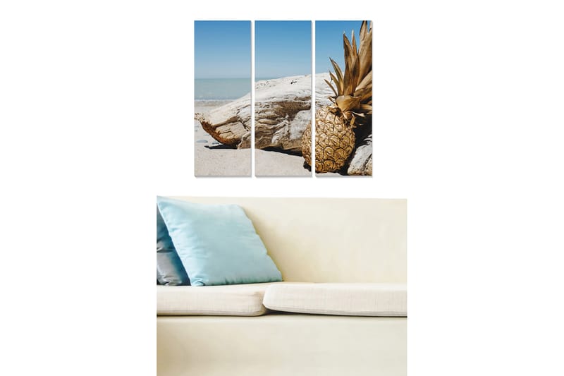 Canvastavla Scenic 3-pack Flerfärgad - 20x50 cm - Inredning - Tavlor & konst - Canvastavlor