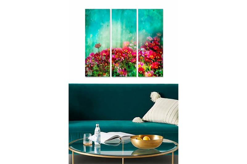 Canvastavla Scenic 3-pack Flerfärgad - 20x50 cm - Inredning - Tavlor & konst - Canvastavlor