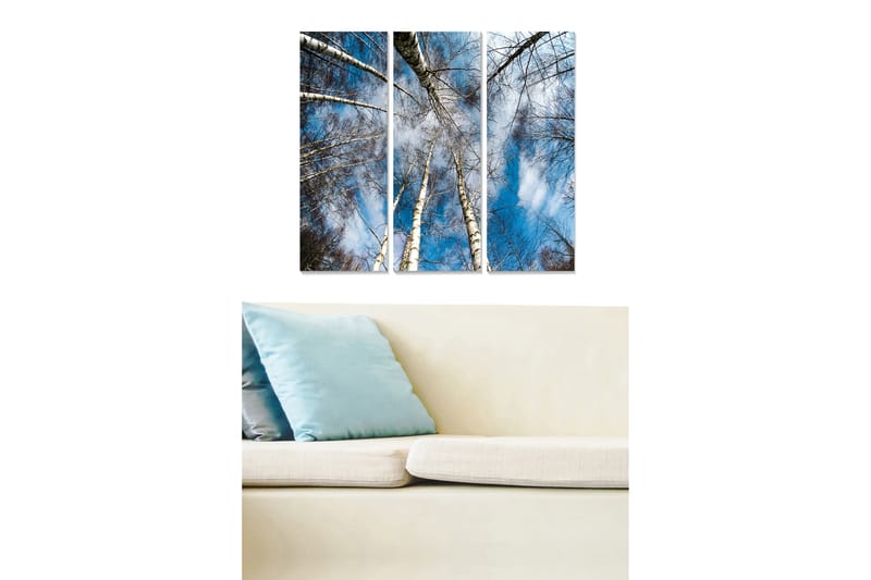 Canvastavla Scenic 3-pack Flerfärgad - 20x50 cm - Inredning - Tavlor & konst - Canvastavlor