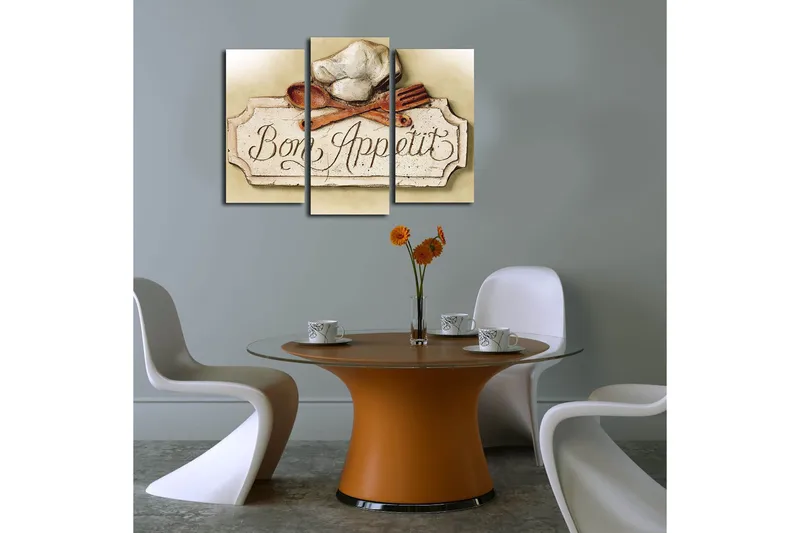 Canvastavla Scenic 3-pack Flerfärgad - 20x39 cm - Inredning - Tavlor & konst - Canvastavlor