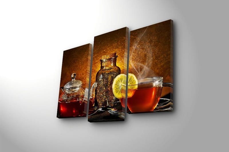 Canvastavla Scenic 3-pack Flerfärgad - 20x39 cm - Inredning - Tavlor & konst - Canvastavlor