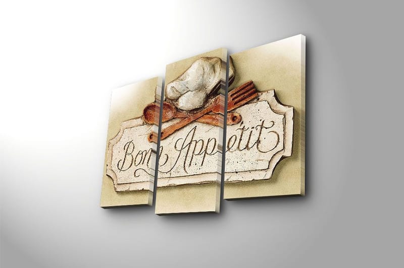 Canvastavla Scenic 3-pack Flerfärgad - 20x39 cm - Inredning - Tavlor & konst - Canvastavlor