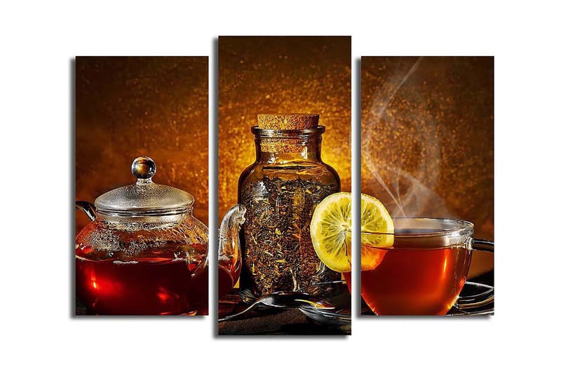 Canvastavla Scenic 3-pack Flerfärgad, 20x39 cm