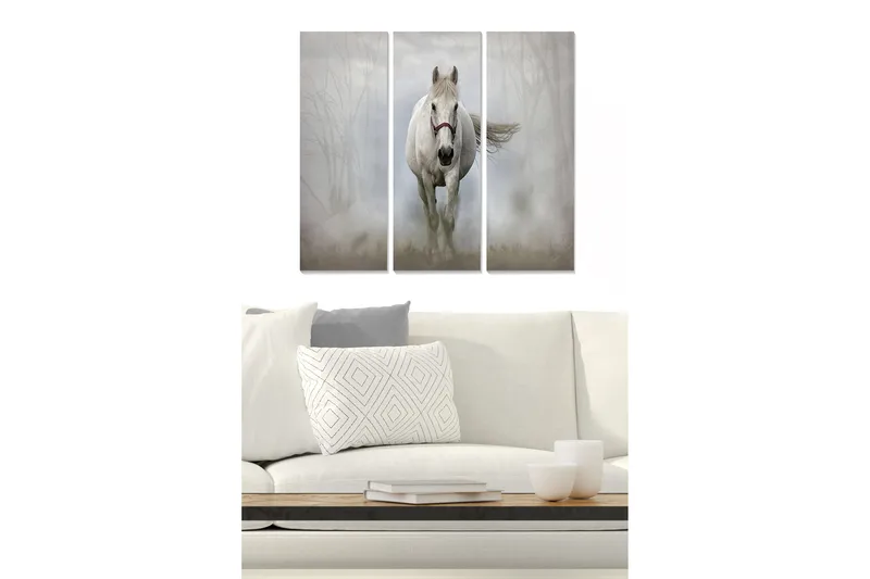 Canvastavla Scenic 3-pack Flerfärgad, 20x50 cm