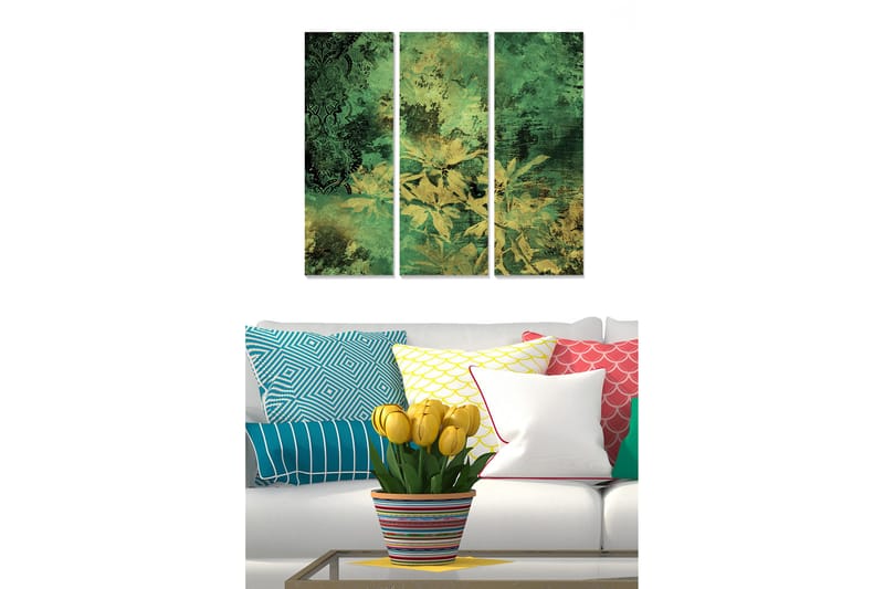 Canvastavla Scenic 3-pack Flerfärgad, 20x50 cm