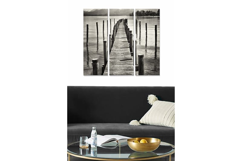 Canvastavla Scenic 3-pack Flerfärgad, 20x50 cm