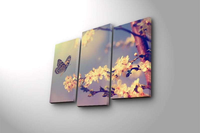 Canvastavla Scenic 3-pack Flerfärgad - 20x39 cm - Inredning - Tavlor & konst - Canvastavlor