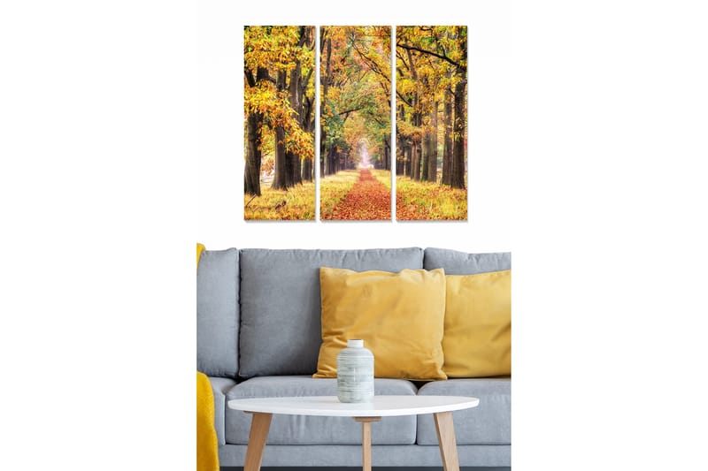 Canvastavla Scenic 3-pack Flerfärgad - 20x50 cm - Inredning - Tavlor & konst - Canvastavlor