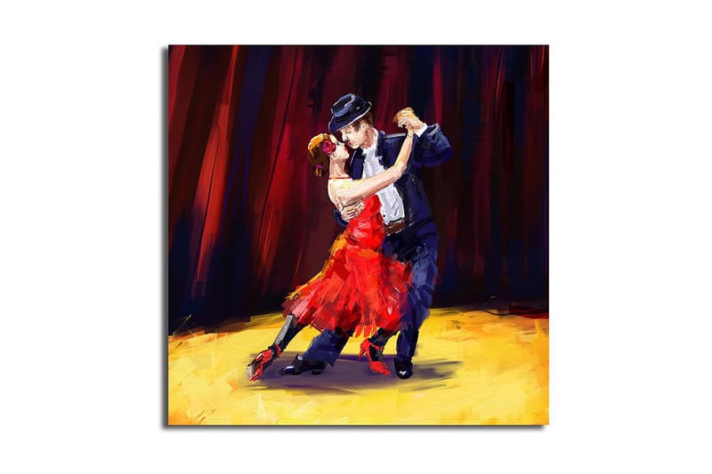 Canvastavla Scenic Flerfärgad - 45x45 cm - Inredning - Tavlor & konst - Canvastavlor