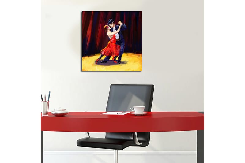 Canvastavla Scenic Flerfärgad - 45x45 cm - Inredning - Tavlor & konst - Canvastavlor