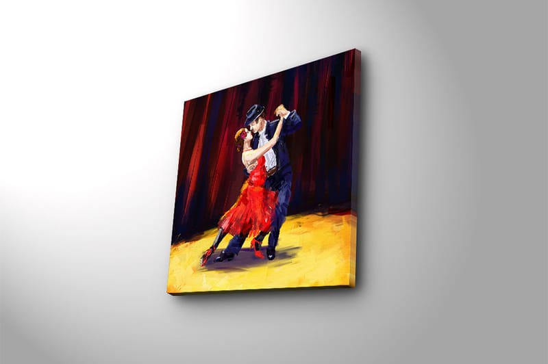 Canvastavla Scenic Flerfärgad - 45x45 cm - Inredning - Tavlor & konst - Canvastavlor