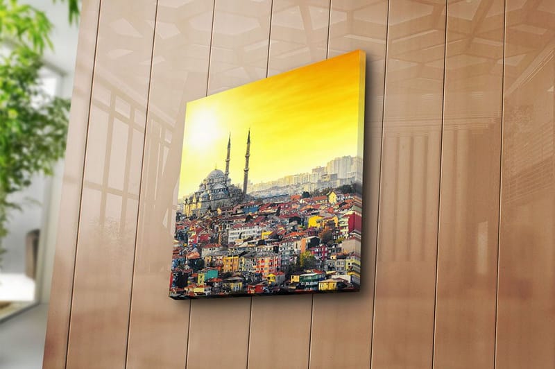 Canvastavla Scenic Flerfärgad - 45x45 cm - Inredning - Tavlor & konst - Canvastavlor