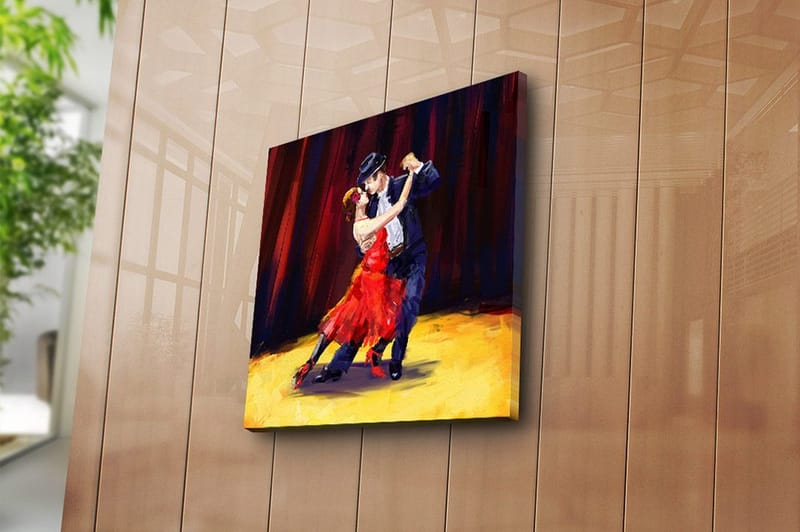 Canvastavla Scenic Flerfärgad - 45x45 cm - Inredning - Tavlor & konst - Canvastavlor